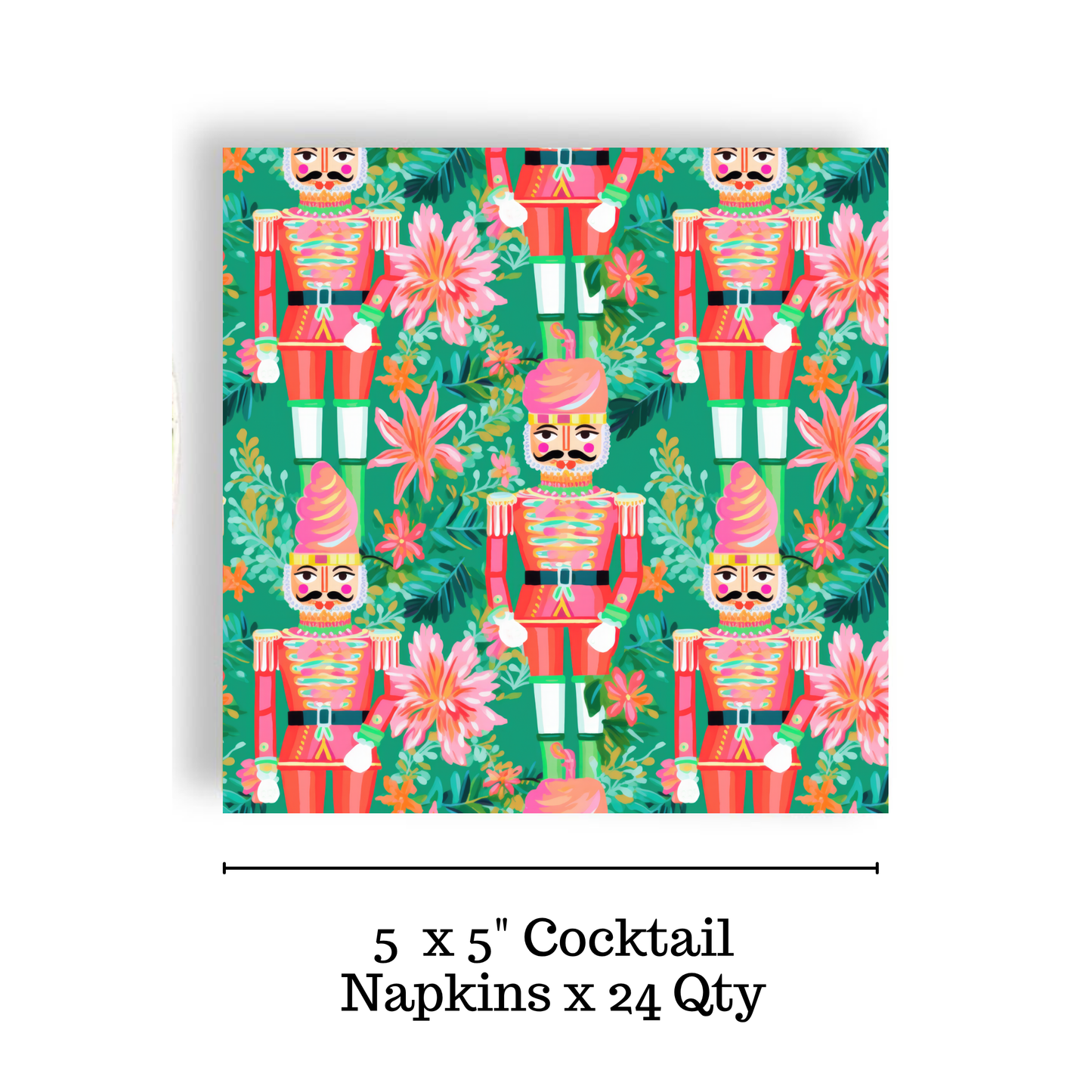 Nifty Nutcracker Cocktail Napkin