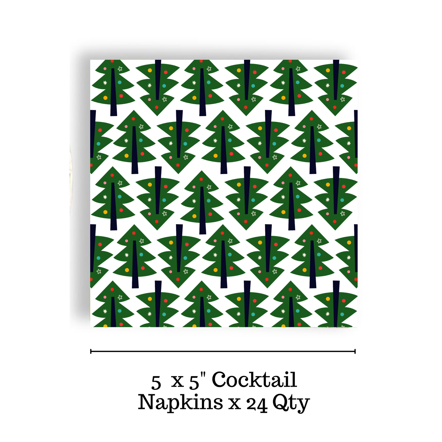Holly Jolly Cocktail Napkin