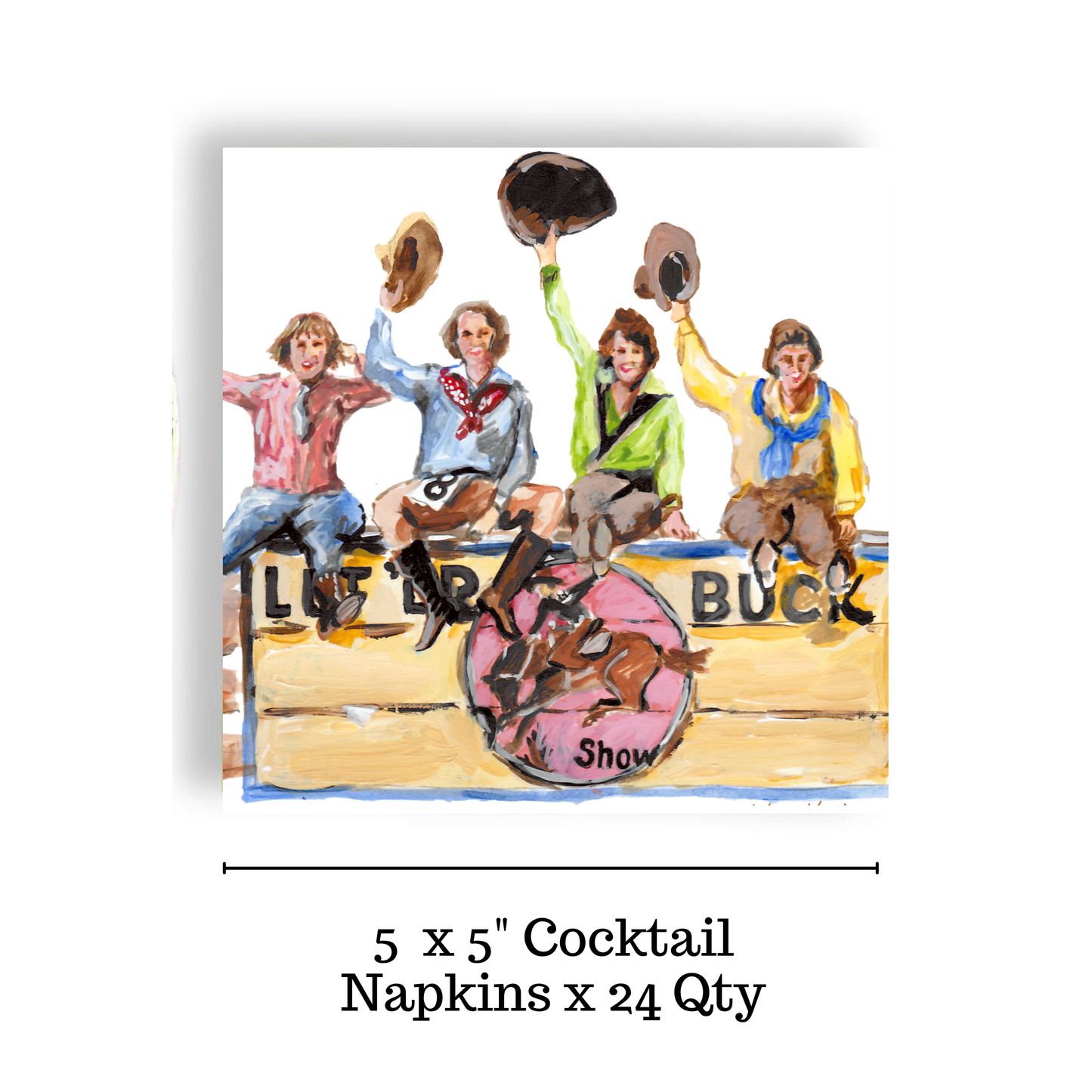 Cowgirls Cocktail Napkin