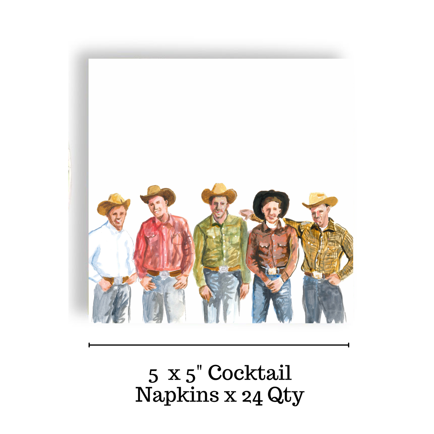 Cowboys Cocktail Napkin