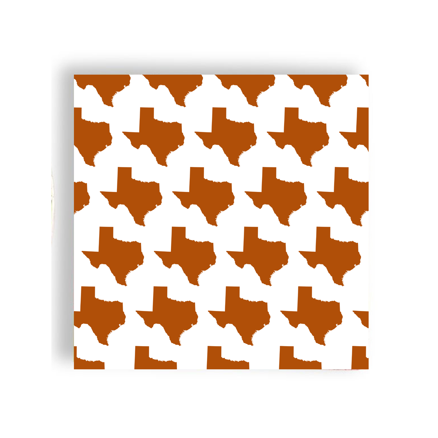 Burnt Orange Tejas Cocktail Napkin