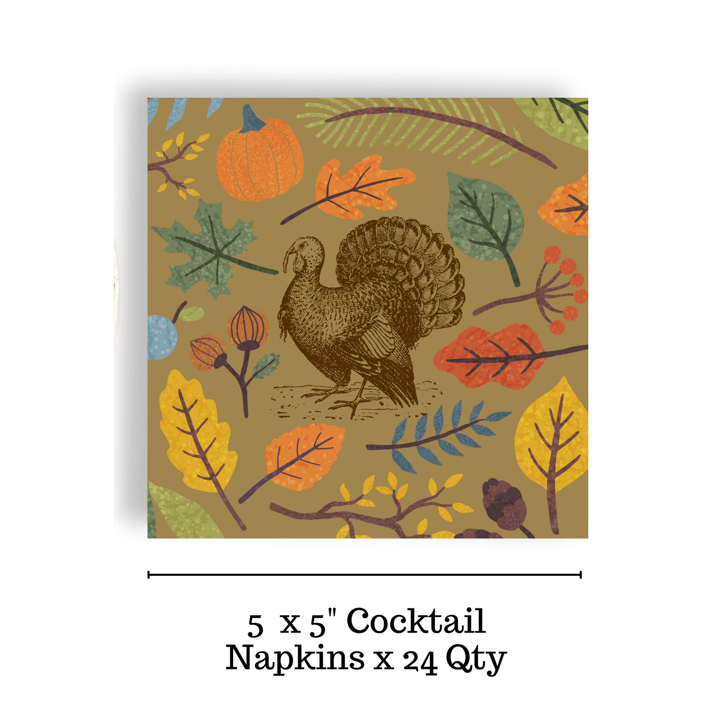 Thanksgiving Cocktail Napkin