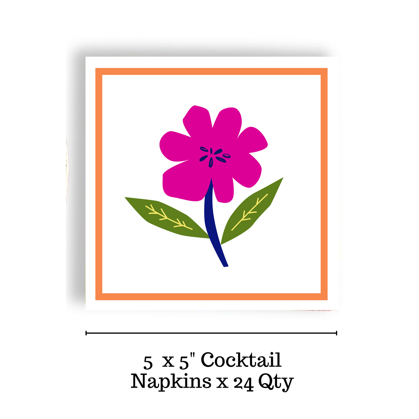 Bold Botanicals Cocktail Napkin
