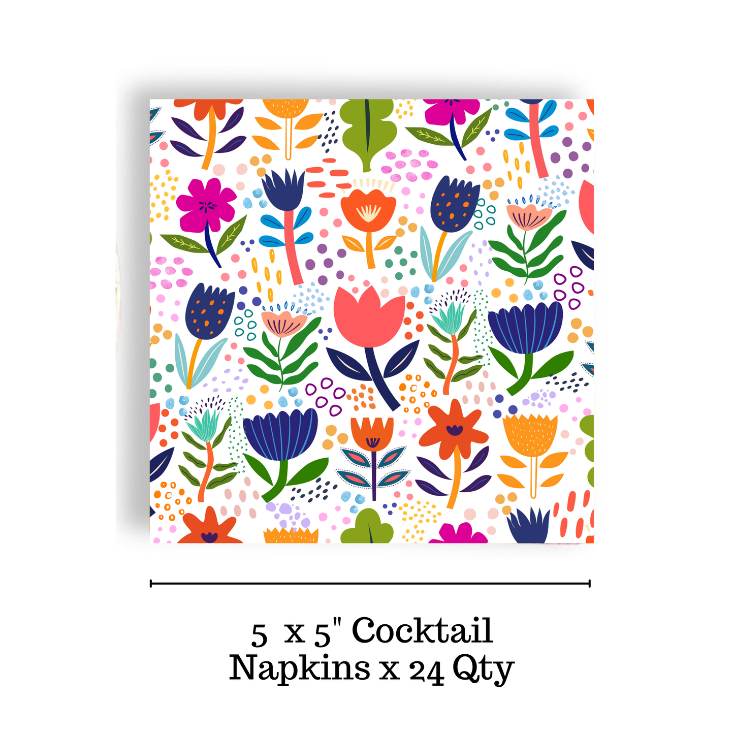 Blossoming Medley Cocktail Napkin