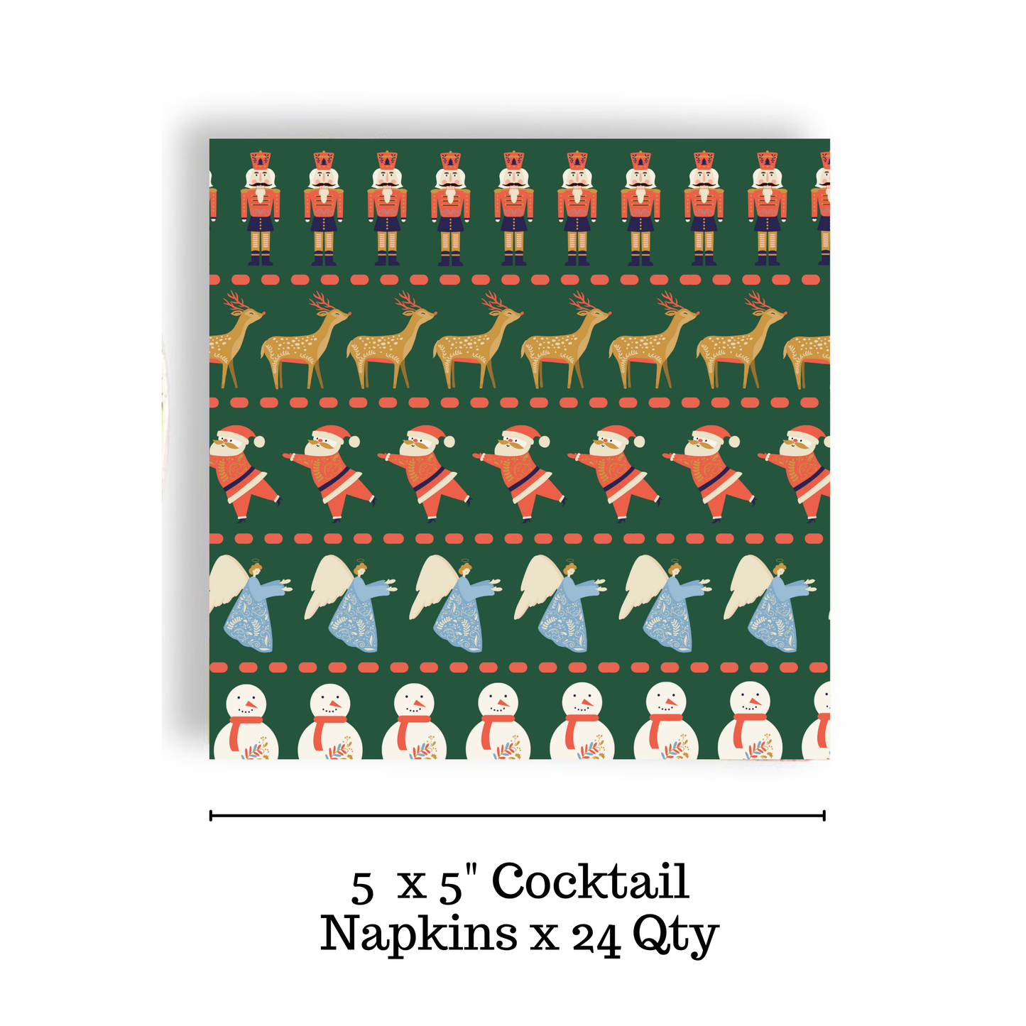 Feliz Navidad Cocktail Napkin