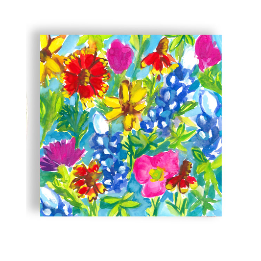 Wildflowers Cocktail Napkin