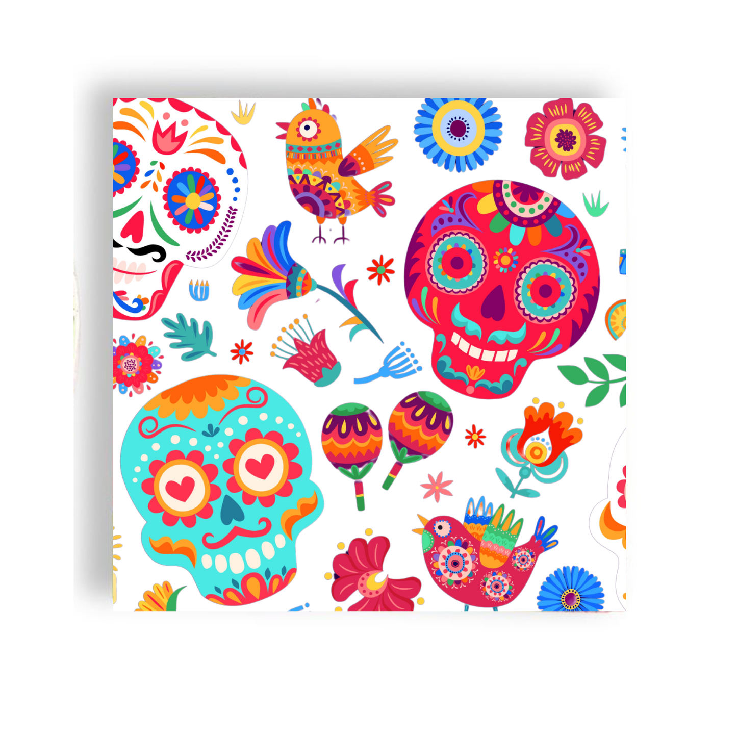 Sugar Skulls Cocktail Napkin