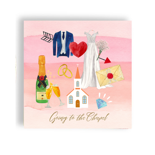 Wedding Chapel Cocktail Napkin