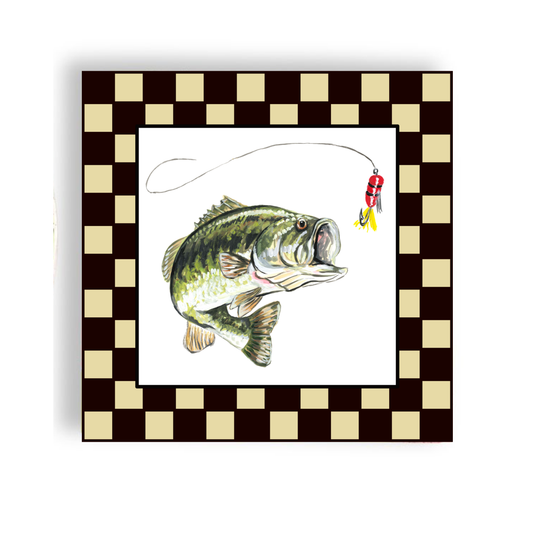 Fishing Cocktail Napkin