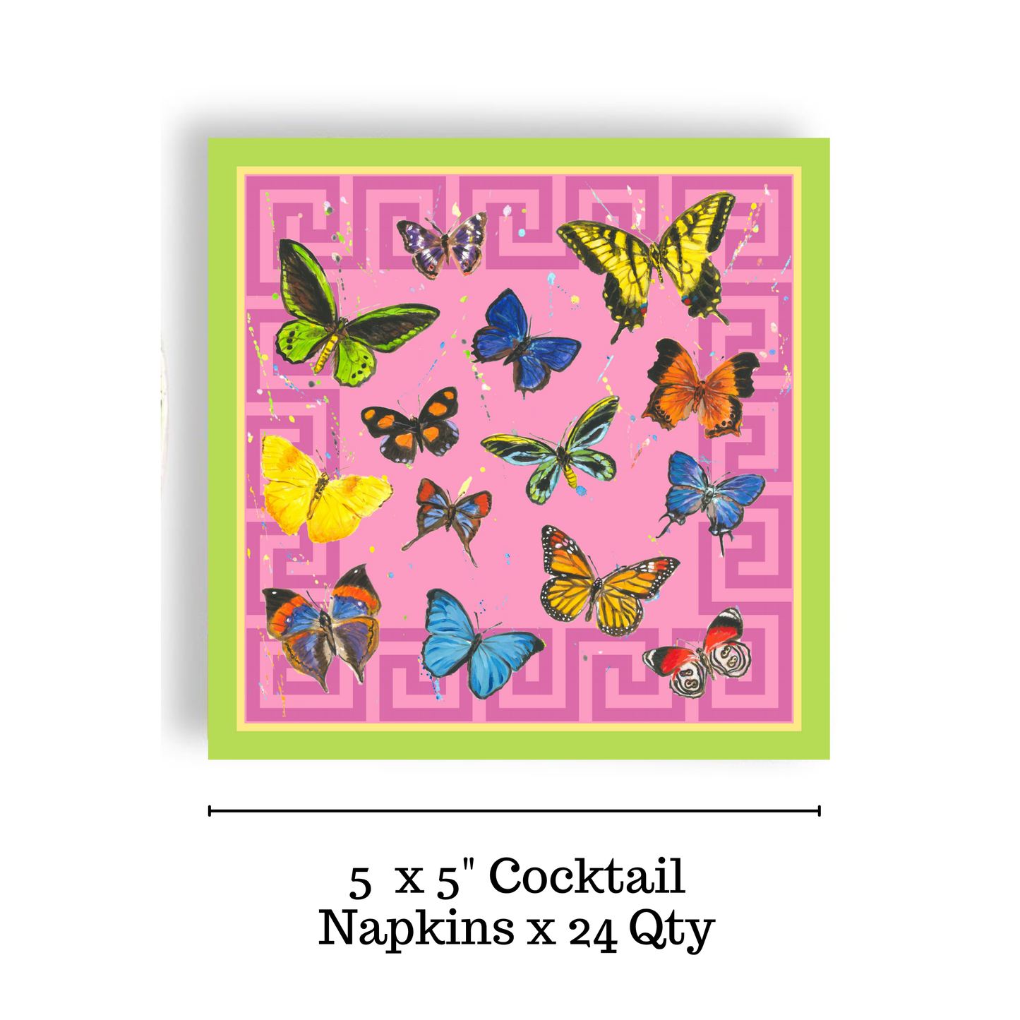 Butterfly Beauties Cocktail Napkin