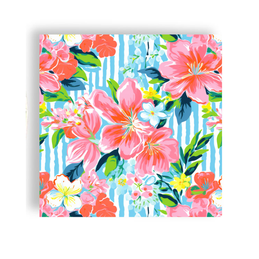 Preppy Hibiscus Cocktail Napkin