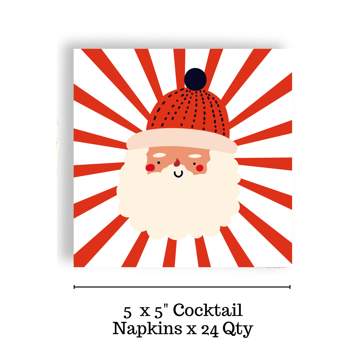 Kris Kringle Cocktail Napkin