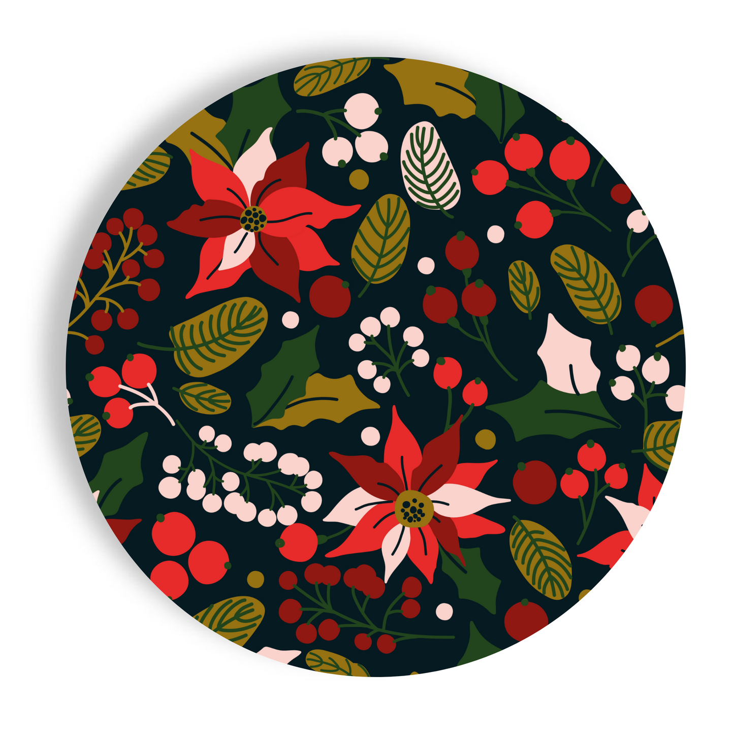 "Pretty Poinsettias"