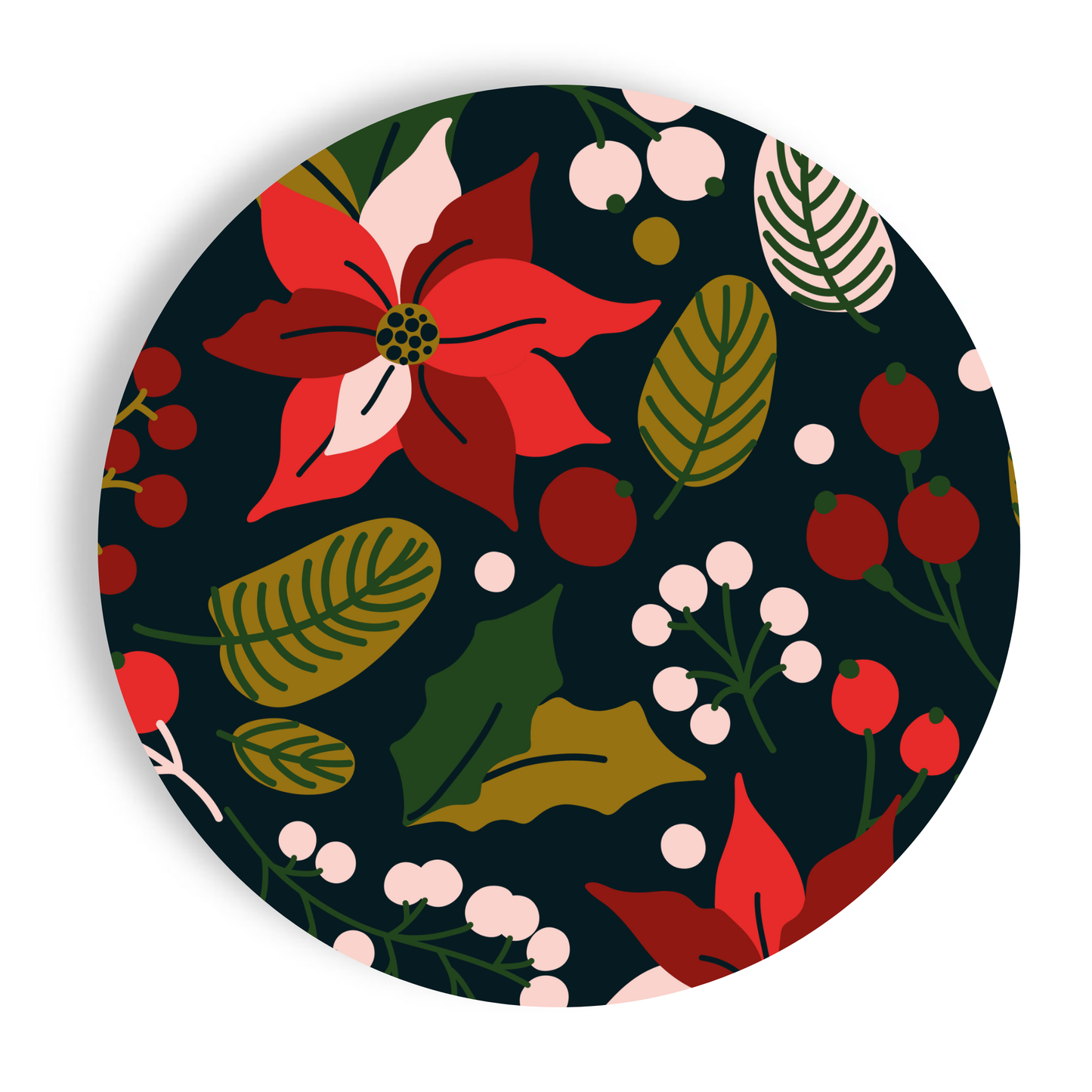 "Pretty Poinsettias"